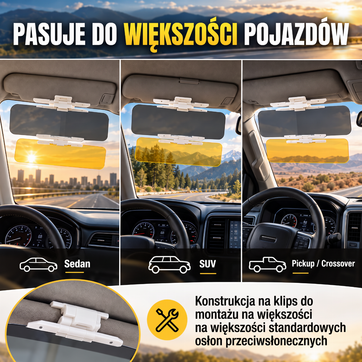 kompatybilność osłony samochodowej