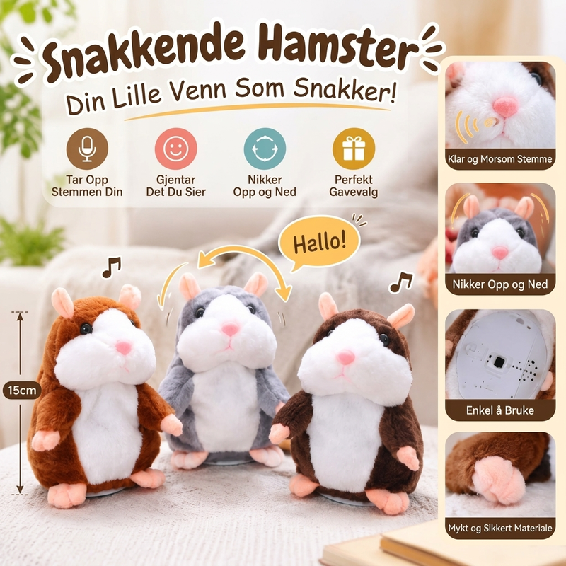 Egenskaper ved snakkende hamster
