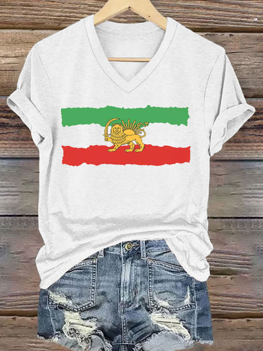 Women's Iron On Short Sleeve T-Shirt