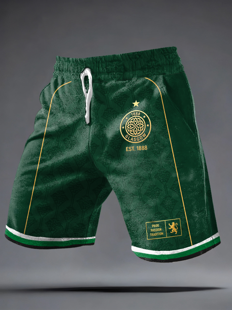 men's Scottish Print shorts