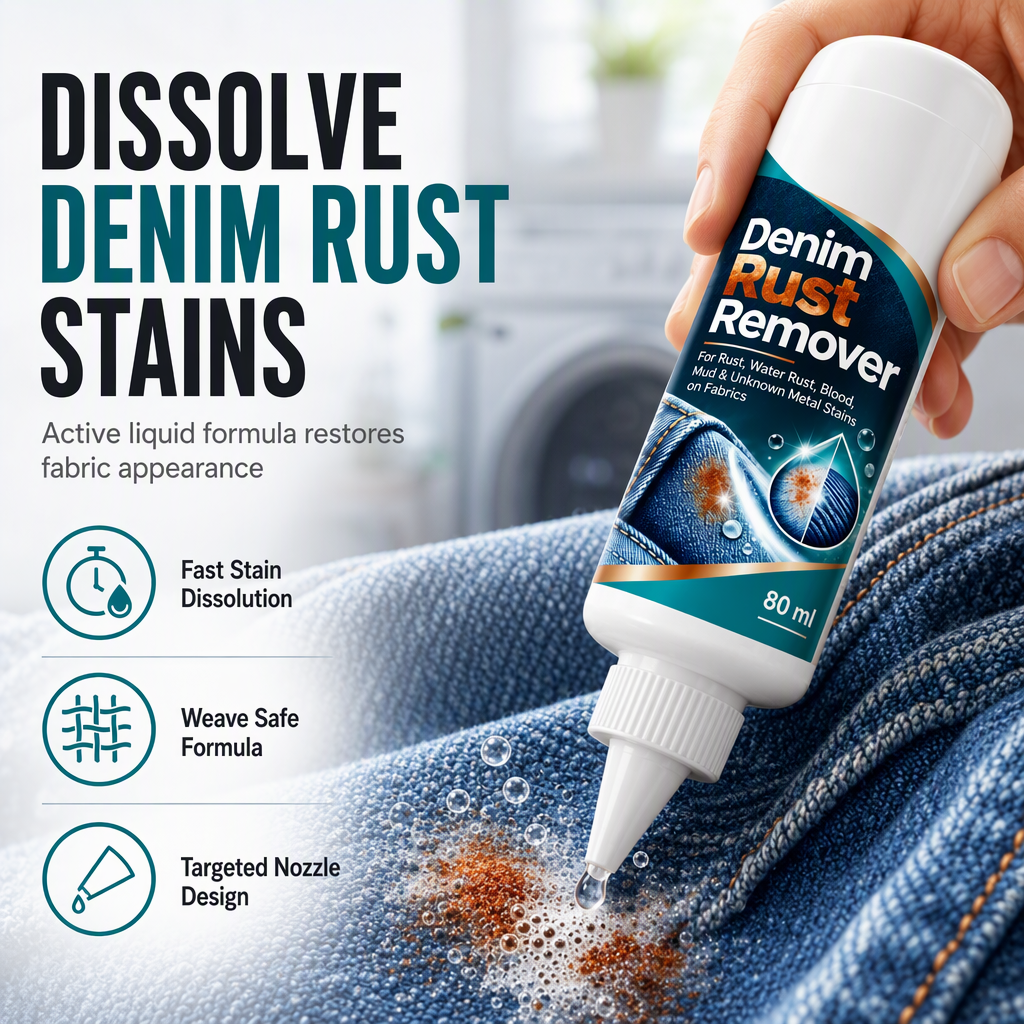Denim rust stain remover liquid
