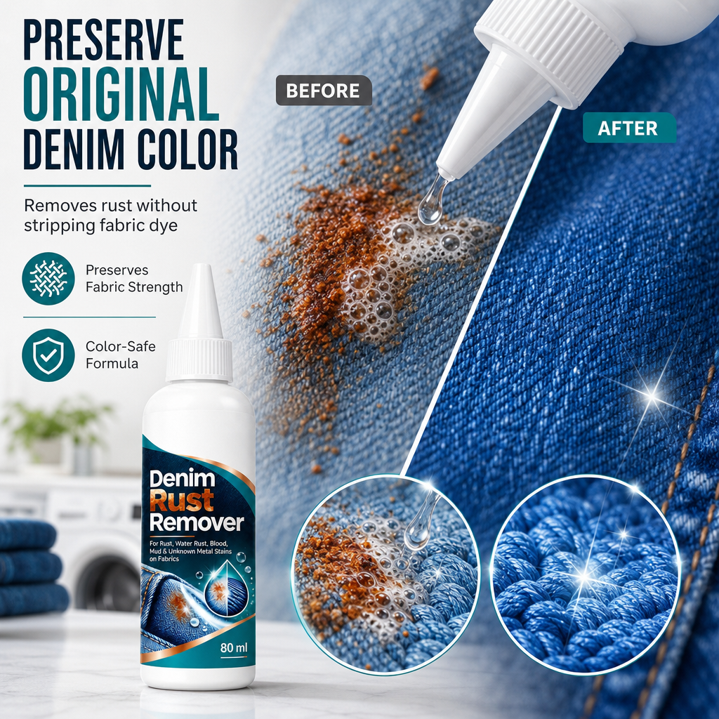 Preserve original denim color