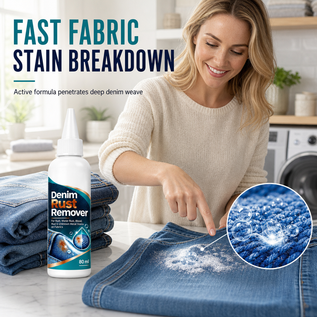 Fast fabric stain breakdown