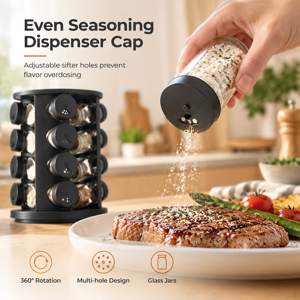 Even Seasoning Dispenser Cap