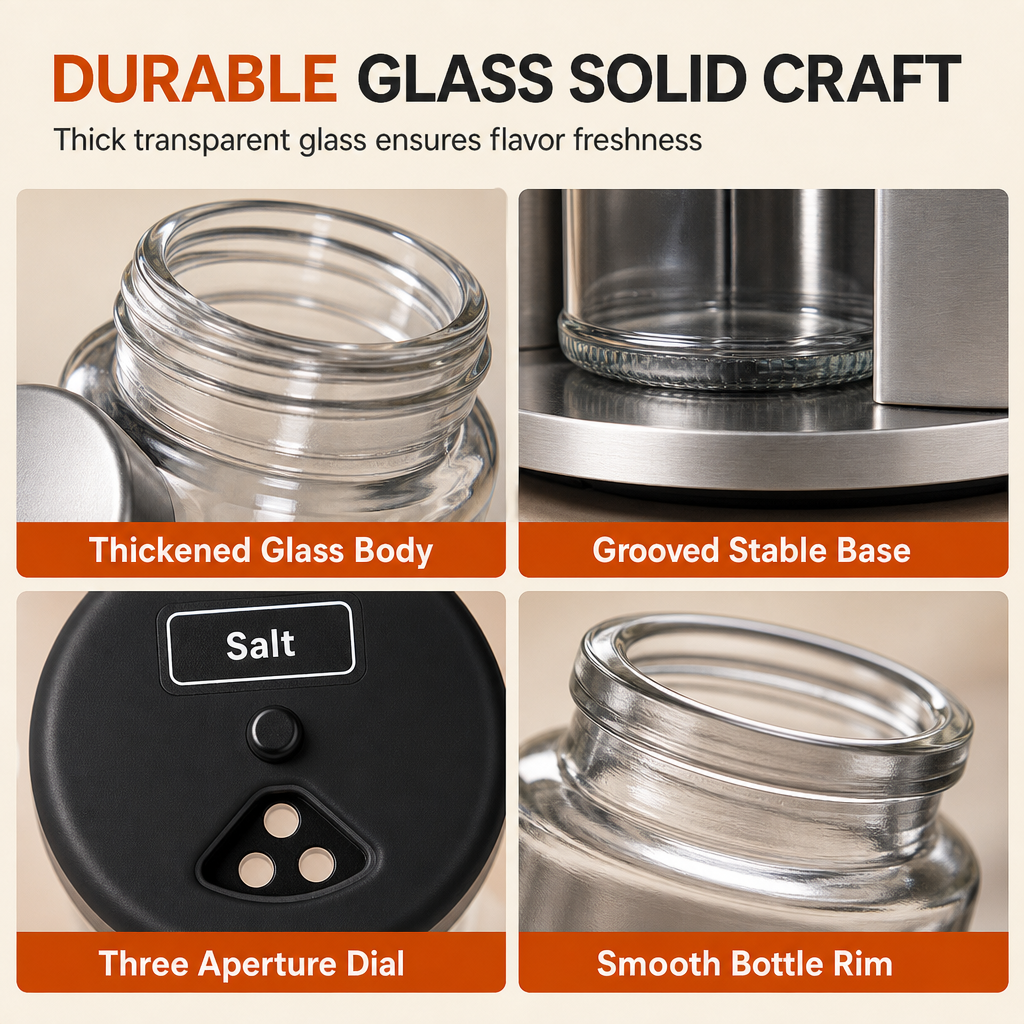 Durable Glass and Solid Metal Hardware