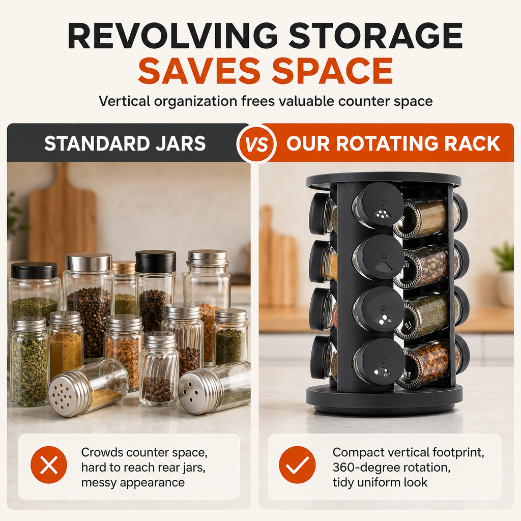 Revolving Storage Saves Space